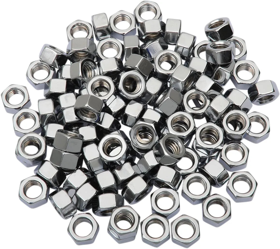 Drag Specialties Hex Nut 5/16"-24 Chrome