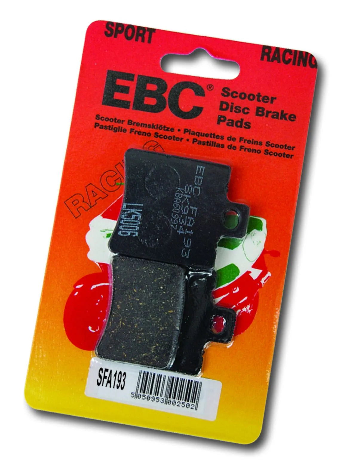 Ebc Sfa Serie Økologiske Bremseklodser Til Scootere - For & Bag