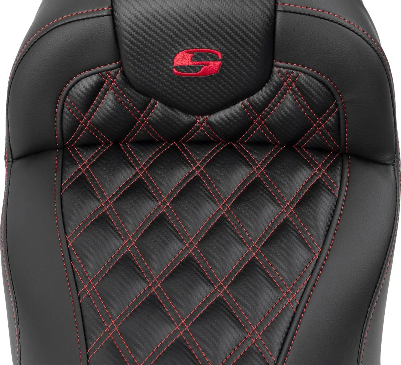 Saddlemen Roadsofa Lattice Stitch Seat - For Harley Davidson
