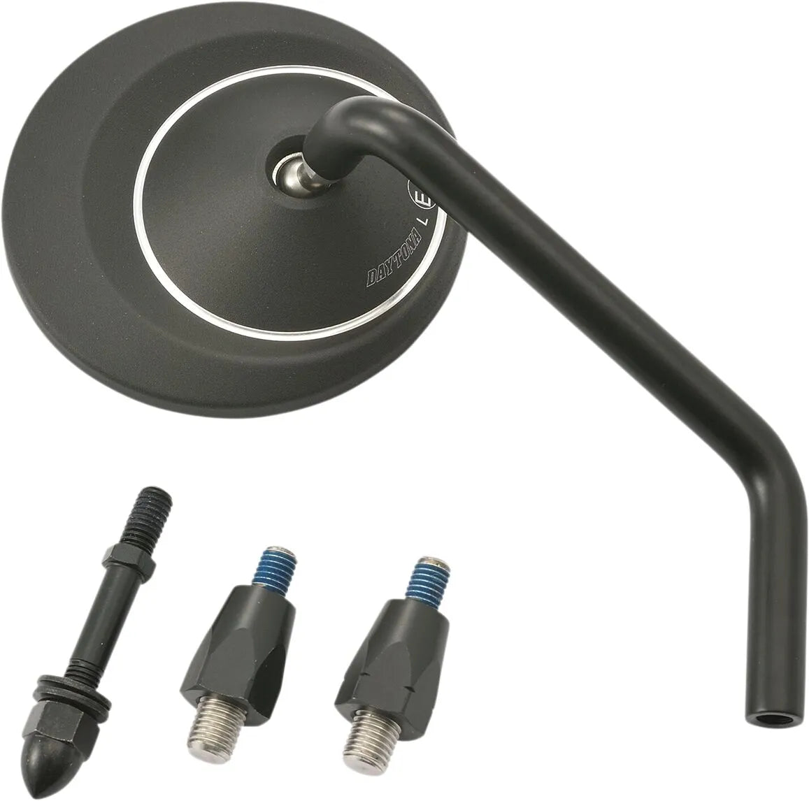 Daytona Aluminum Black Motorcycle Mirror