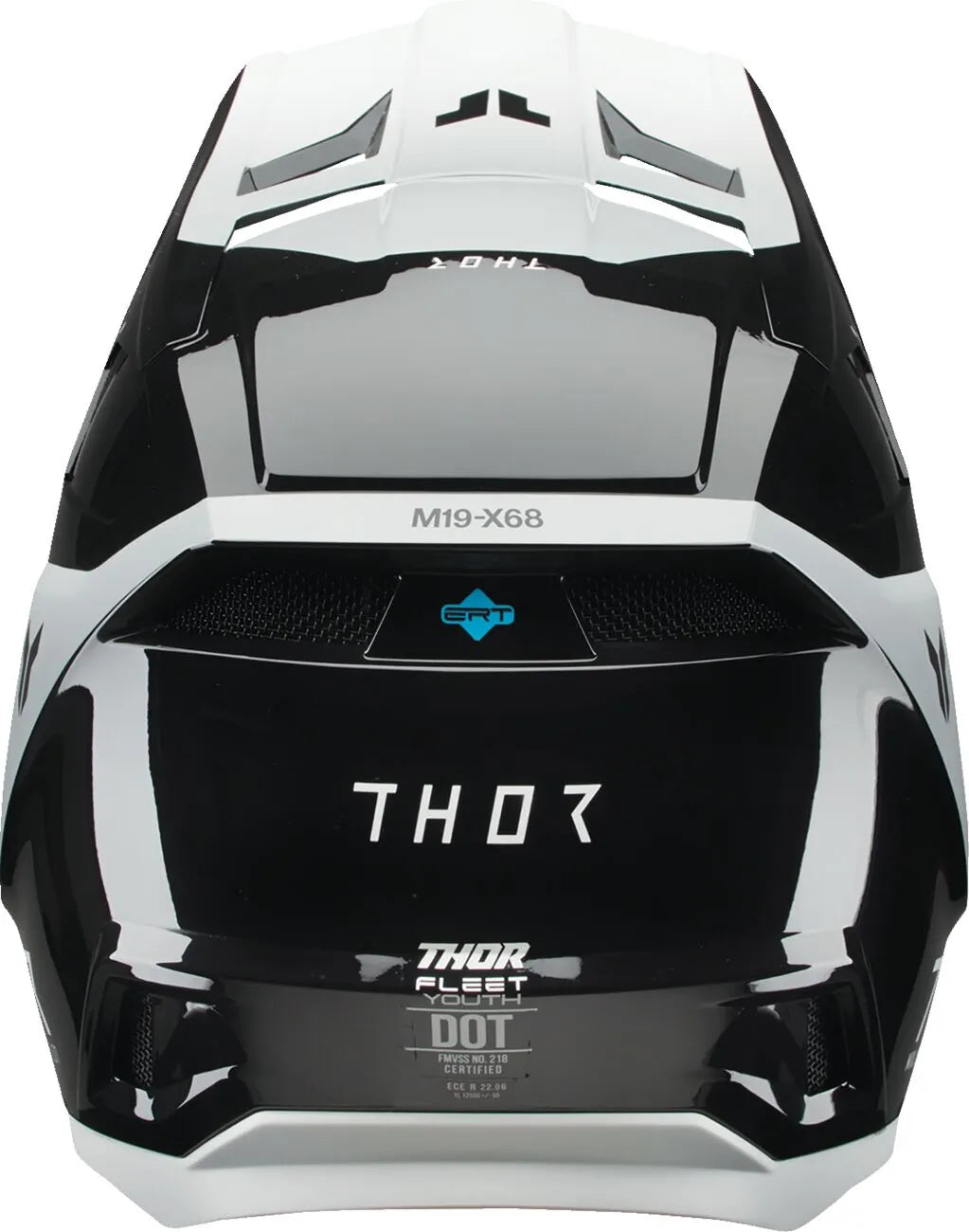 Thor Fleet Storm Helmet / Youth Black/White