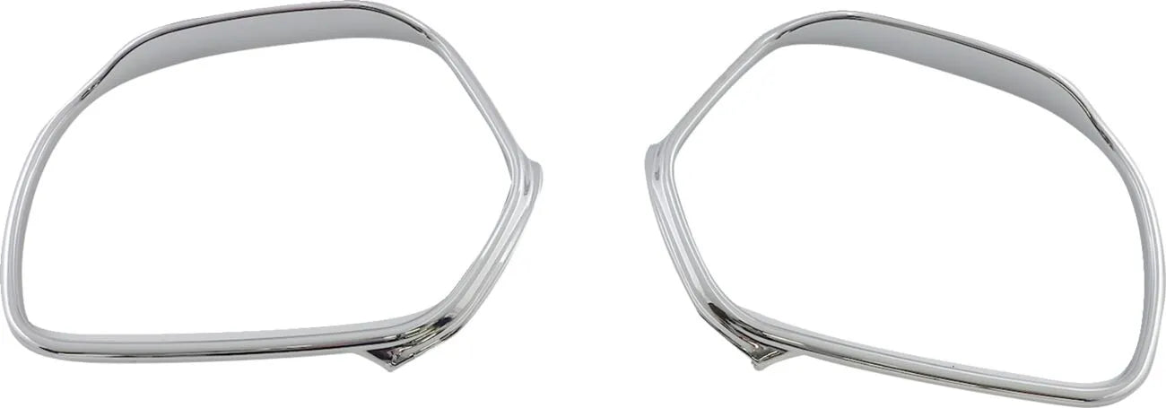 SHOW CHROME Visored Mirror Trim