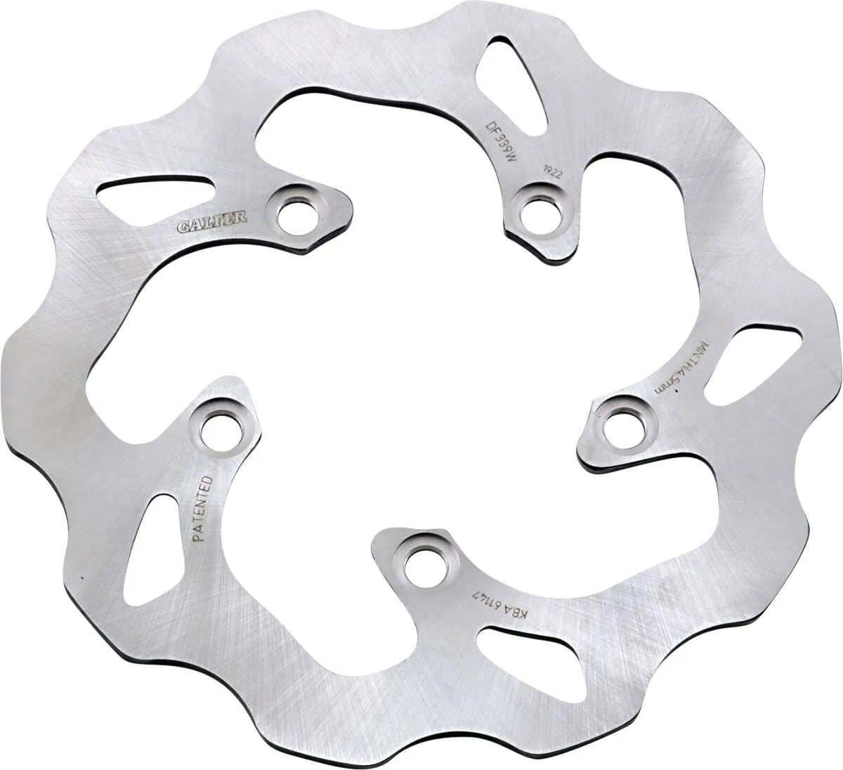 Galfer Brake Rotor For Motorcycle - Stainless Steel - Rear