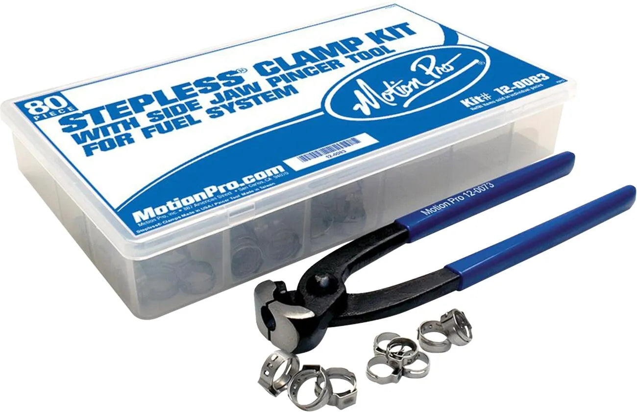 Motion Pro Stepless Ear Clamp Kit Fuel System with Pincher Tool