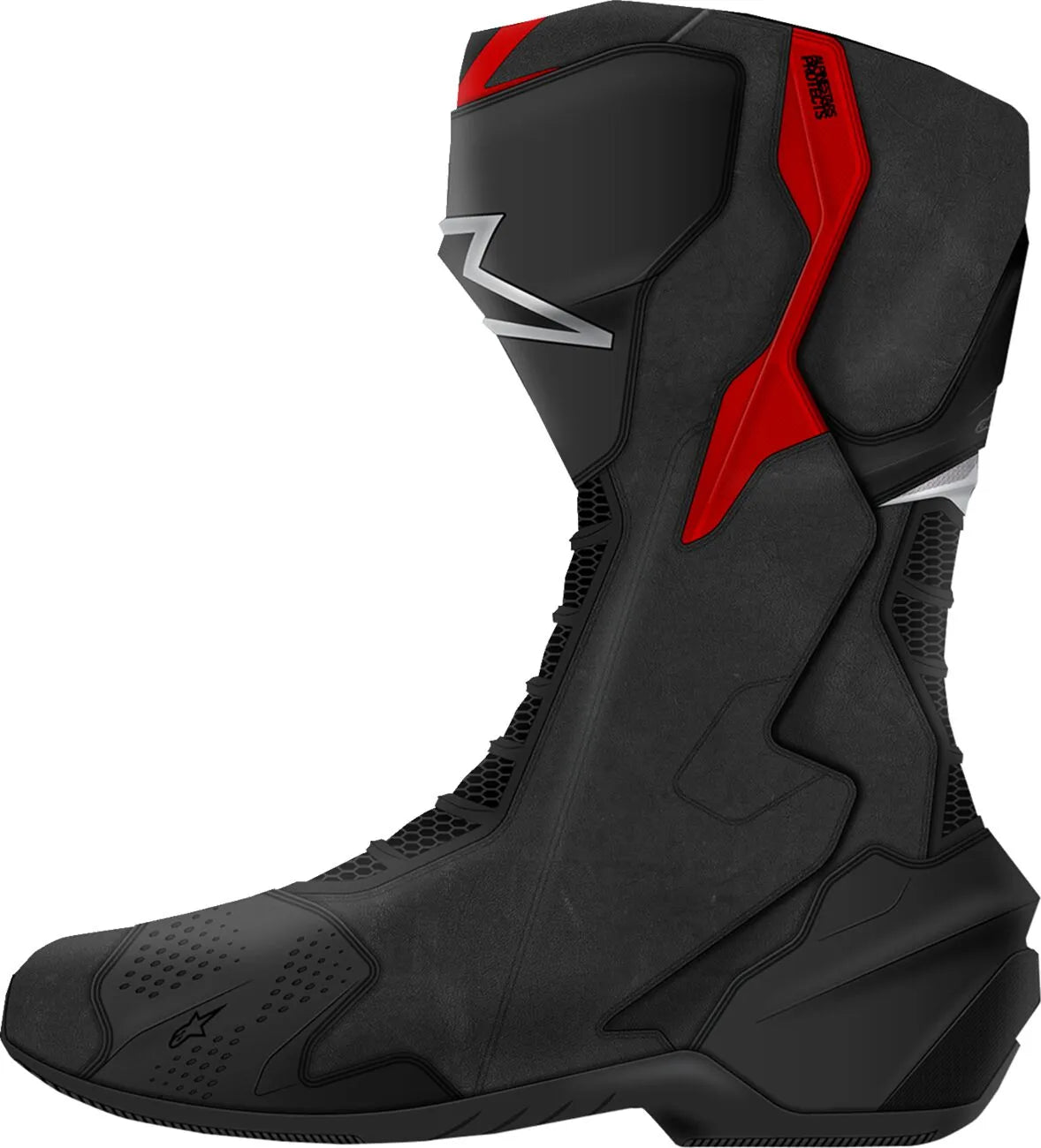 Alpinestars SMX-6 V3 Boots Black Silver Red