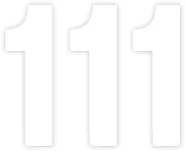 Factory Effex Pro Numbers Plate Graphic 3-pack