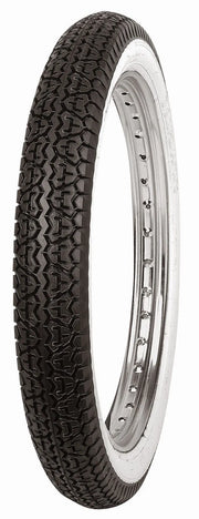 Mitas B 8 Tire 2.25-16 Whitewall For Classic Mopeds