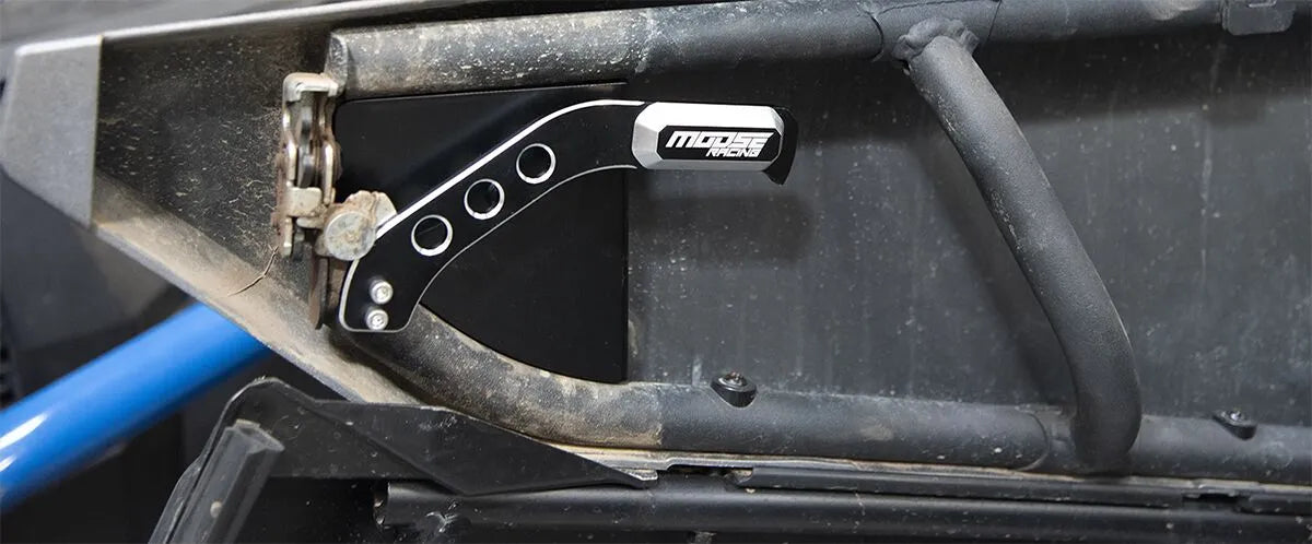 Moose Offroad Billet Door Handles - Aluminum Black