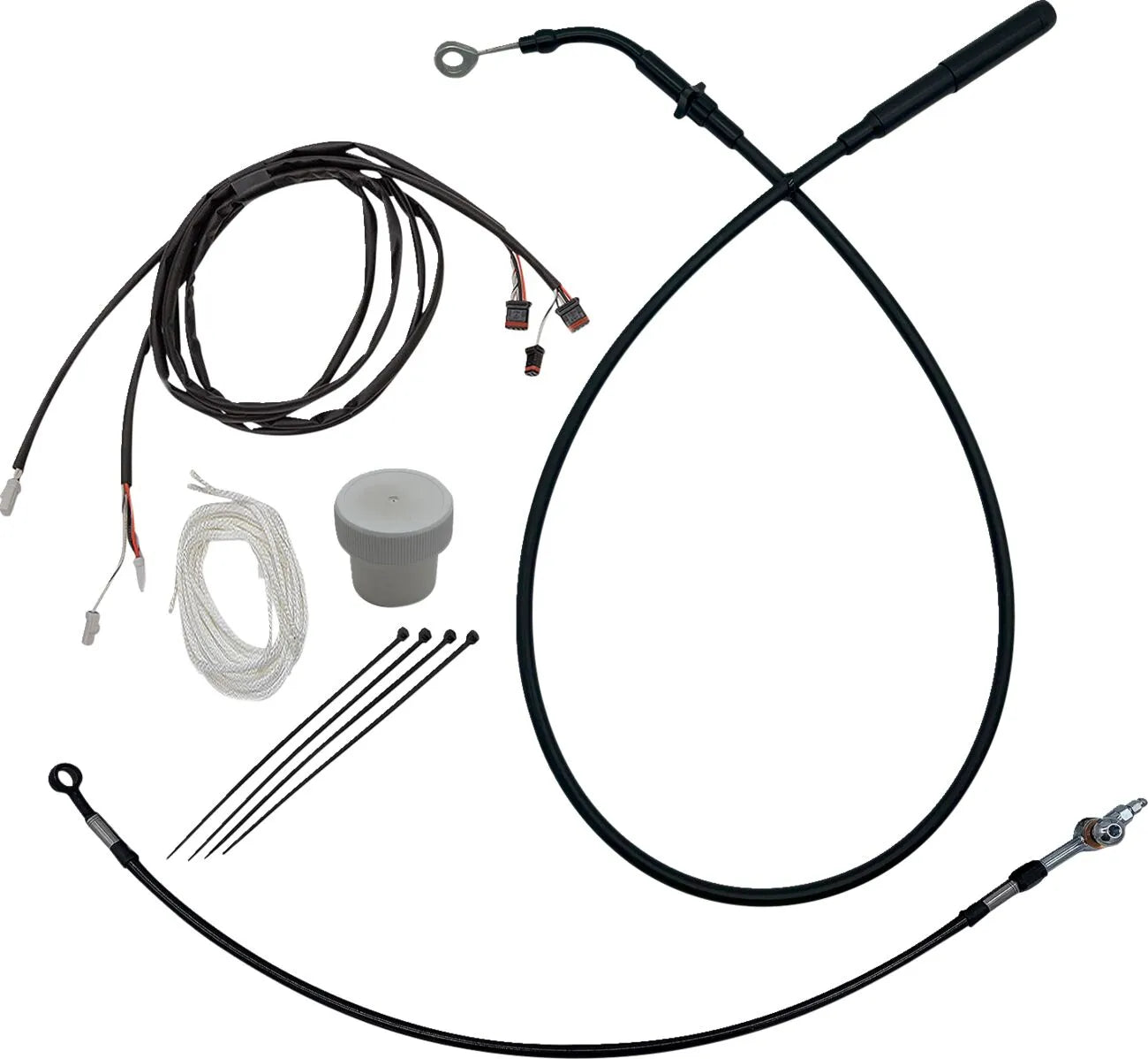 Fat Baggers Inc. EZ Install Kit for 12" Ape Hanger Handlebars