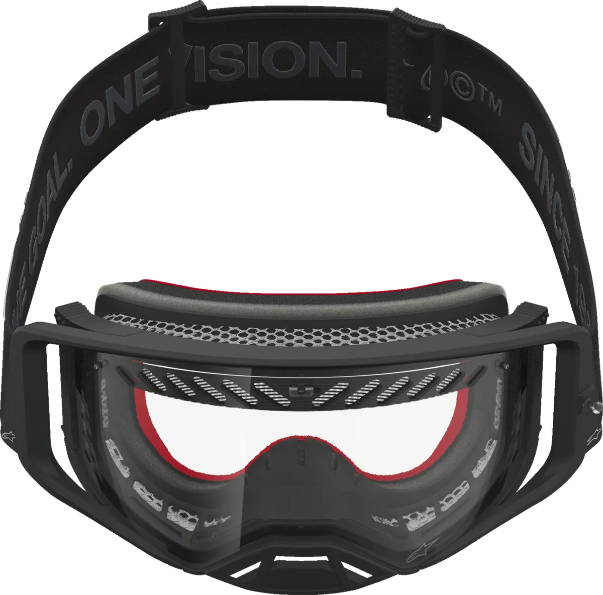 Alpinestars Supertech Dura Air Fluid Goggles Black/Silver/Clear