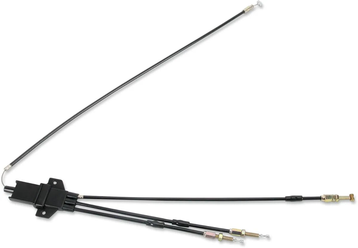 PARTS UNLIMITED Black Vinyl Throttle Cable for Motorcycles