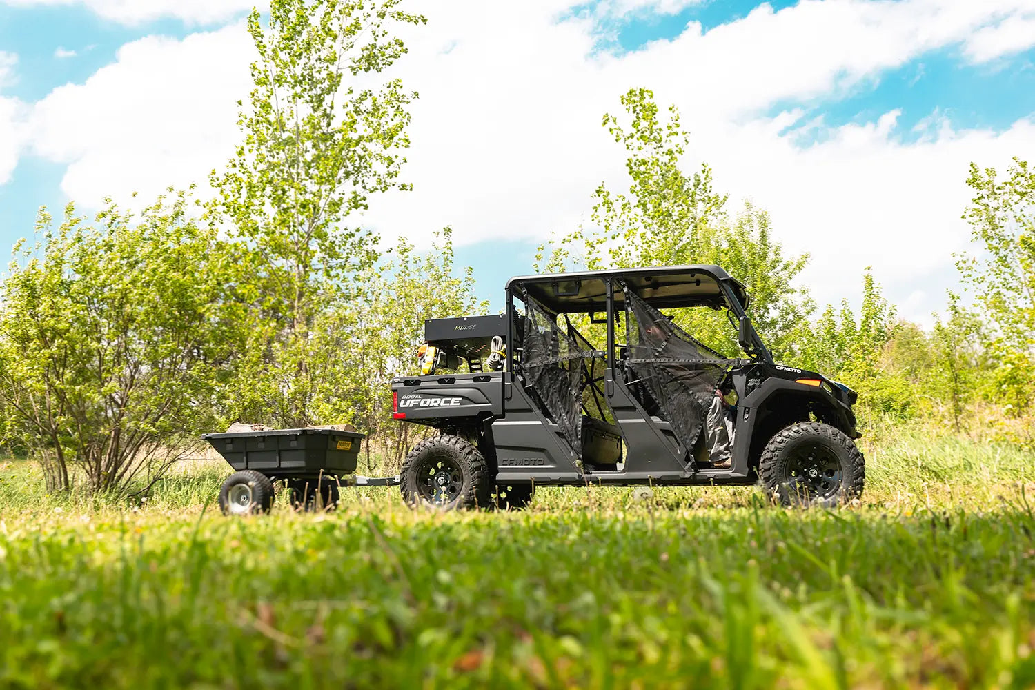 Moose Offroad 14" Atv Wheel - Black Gloss