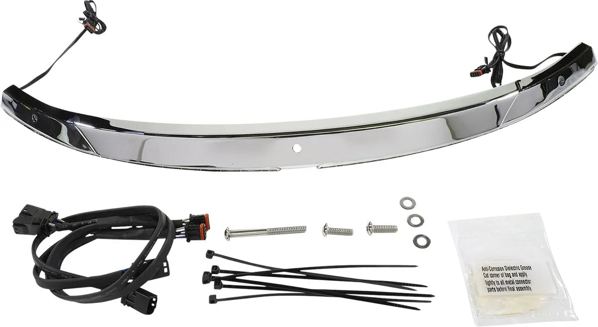 Ciro Steel Windshield Trim For Harley-davidson