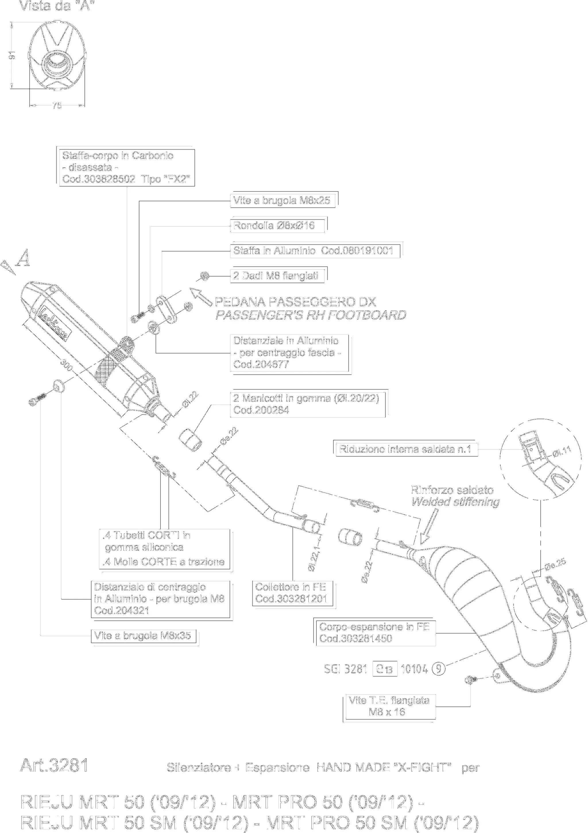 Leovince X-fight Black Edition Full Exhaust System