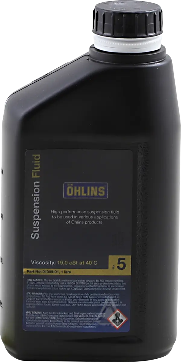 Ohlins Road & Track Suspension Fluid - 5w Fork Oil