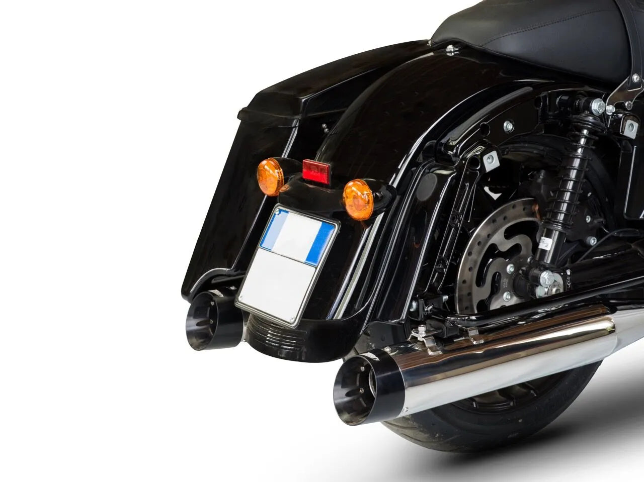 Zard Slash-cut Slip-on Lyddæmpere Til Hd-touring E5 - ECE Godkendt til Vej