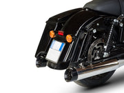 Zard 4.33" Slash-cut Slip-on Mufflers For Hd-touring