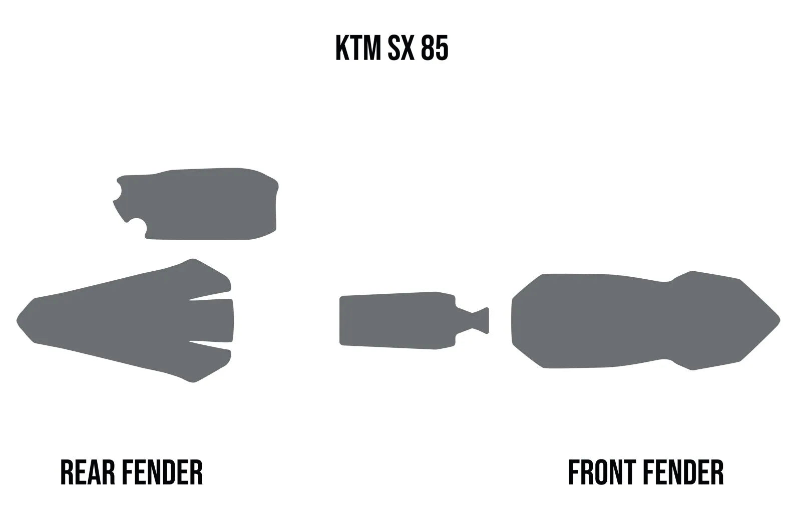 TWIN AIR Mud Deflector Foam for Motorcycle Fenders
