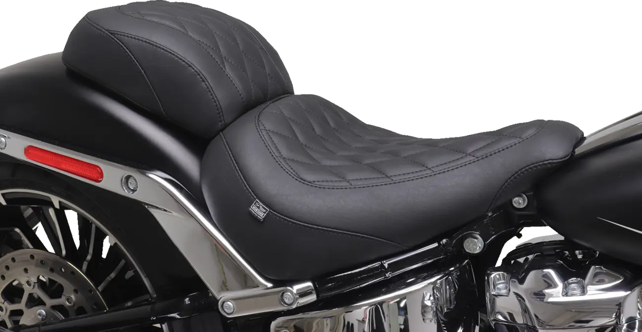 Mustang Wide Tripper Passenger Seat - For Harley Davidson