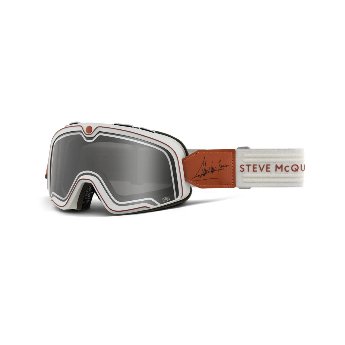 100% Barstow Steve McQueen Goggles Grey Smoke Lens