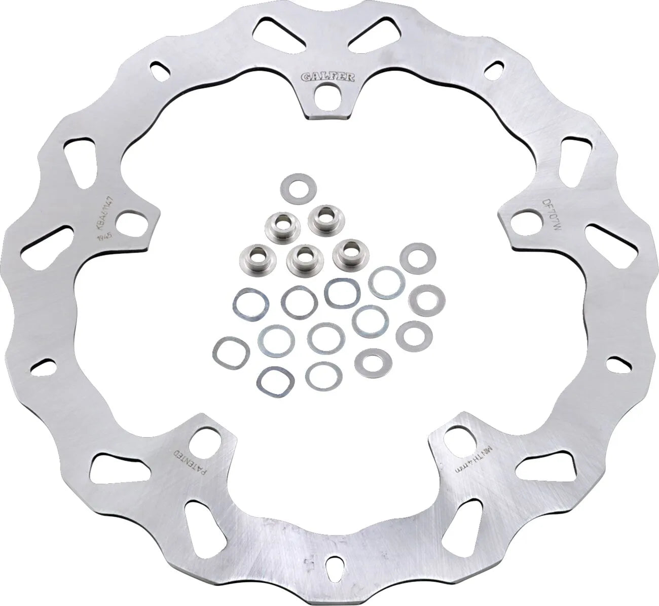Galfer Brake Rotors For Motorcycle - 320mm Stainless Steel - Front