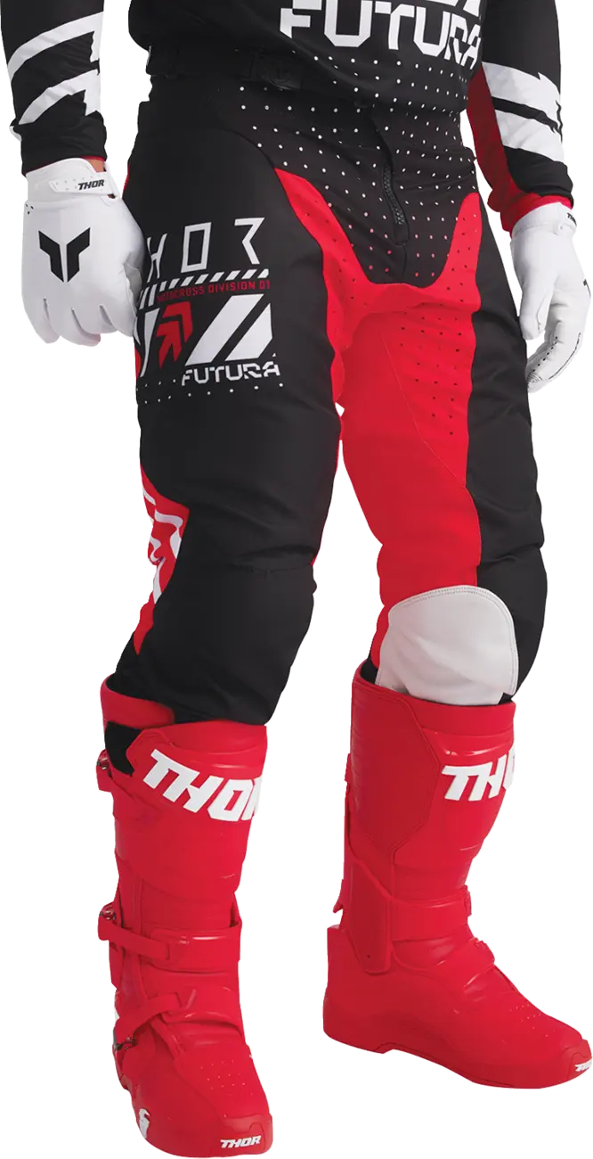 Thor Launchmode Futura Pants - Black/Gray/Red/White