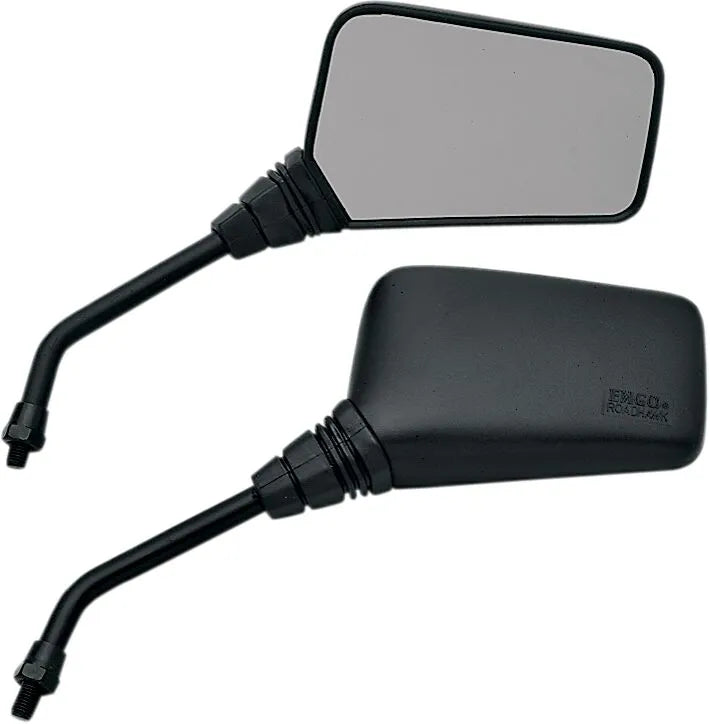 Emgo Roadhawk Mirror - Black, 10mm Mount