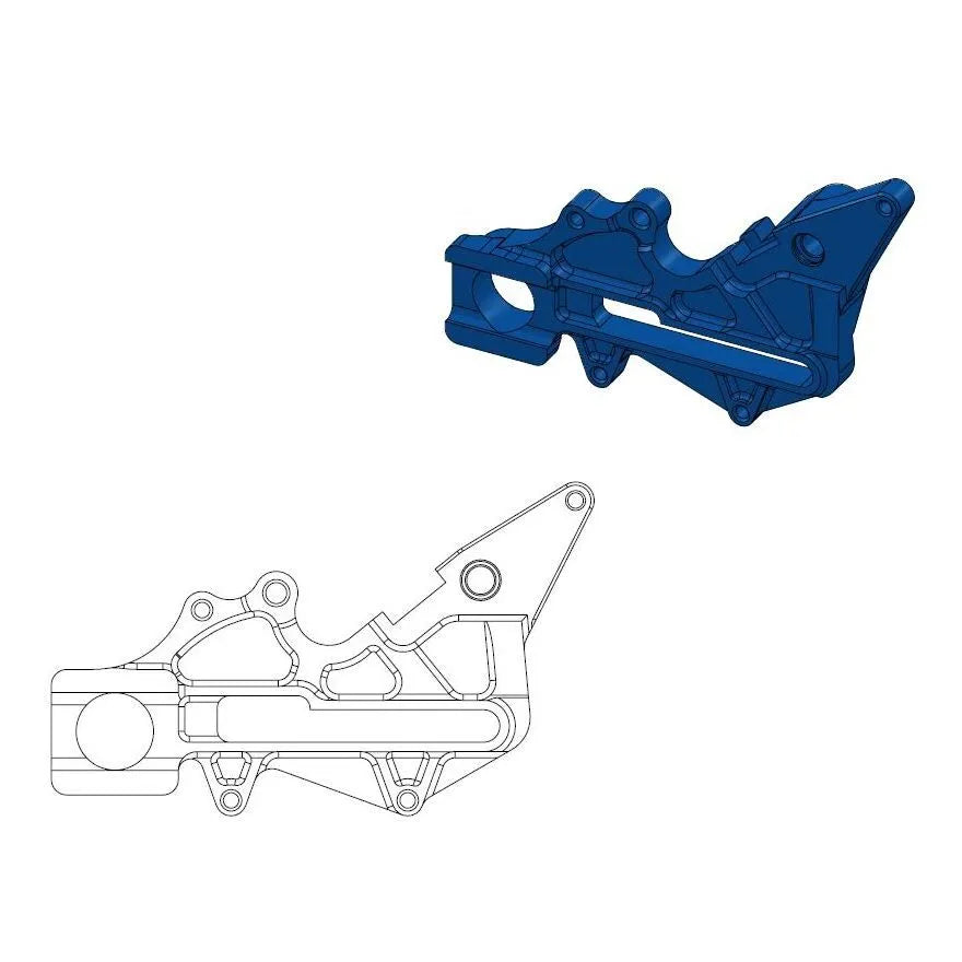 Moto-master Brake Caliper Relocation Bracket
