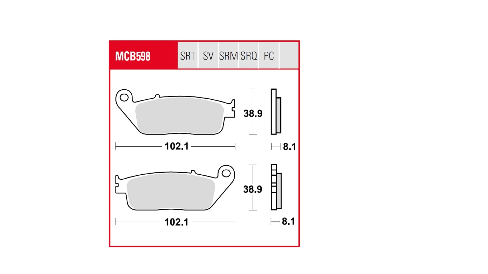 Trw Trq Sintered Race Brake Pad Set - Front & Rear