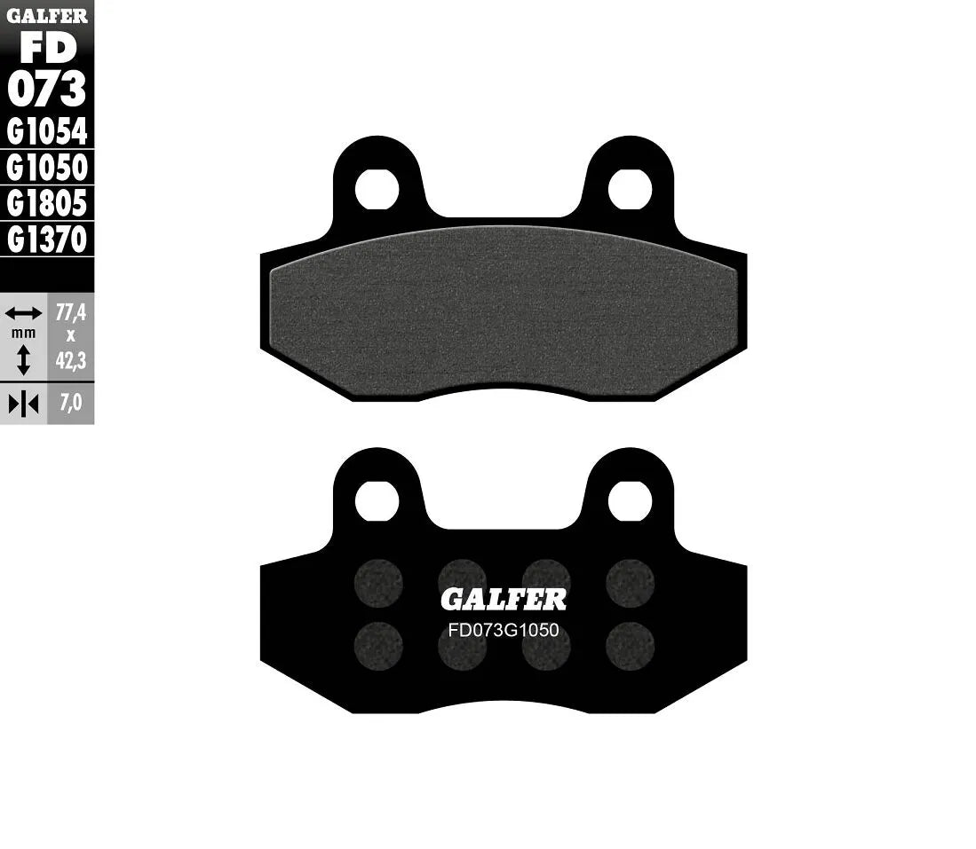 Galfer semi-metalliske bremseklodser til OEM udskiftning - for og bag