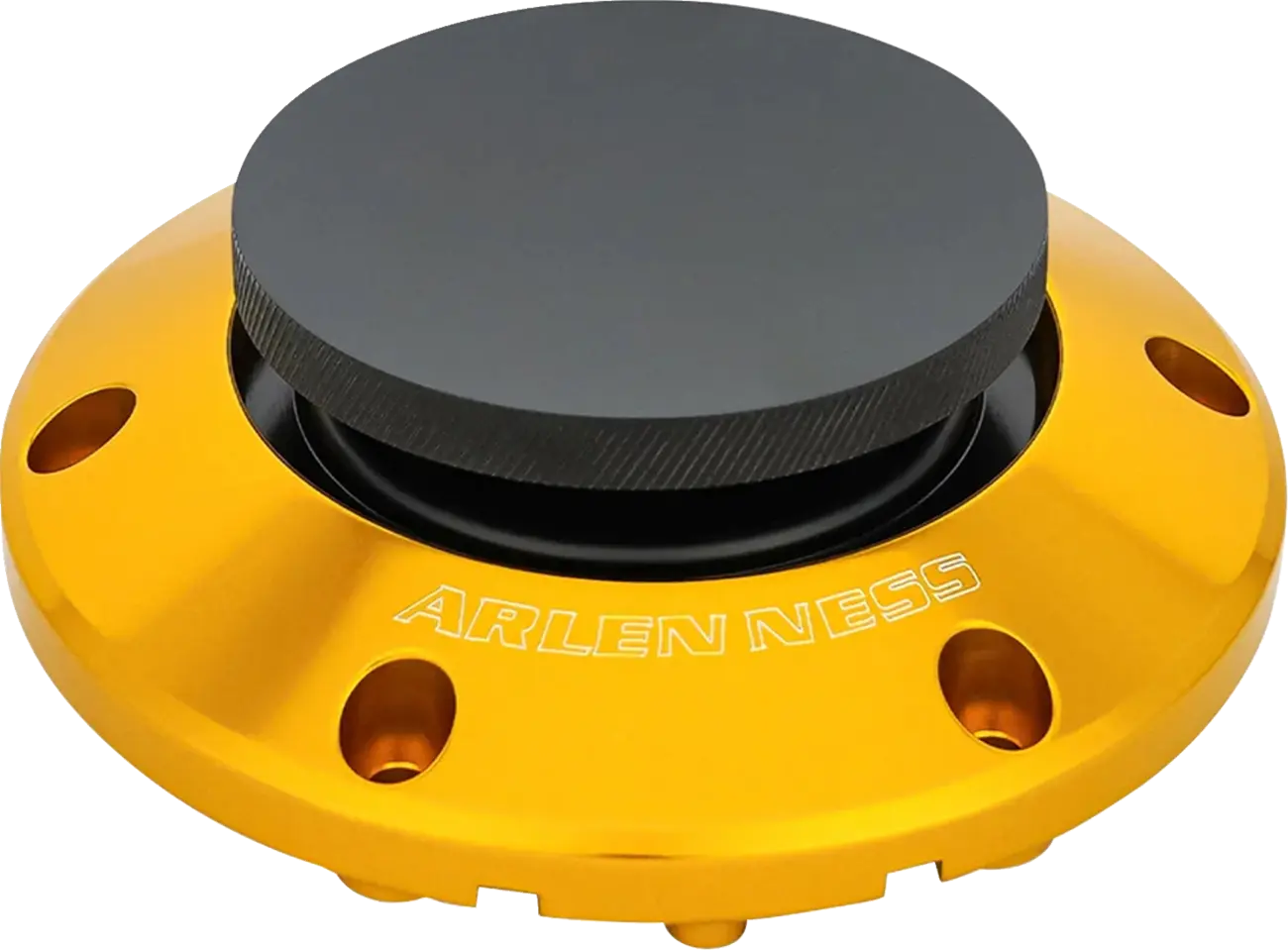 Arlen Ness Pop-up Gas Cap In Gold Billet Aluminum