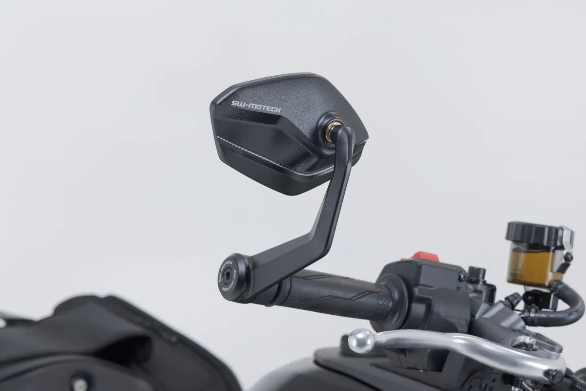 Sw-motech Bar End Mirrors - Black Anodized Aluminum