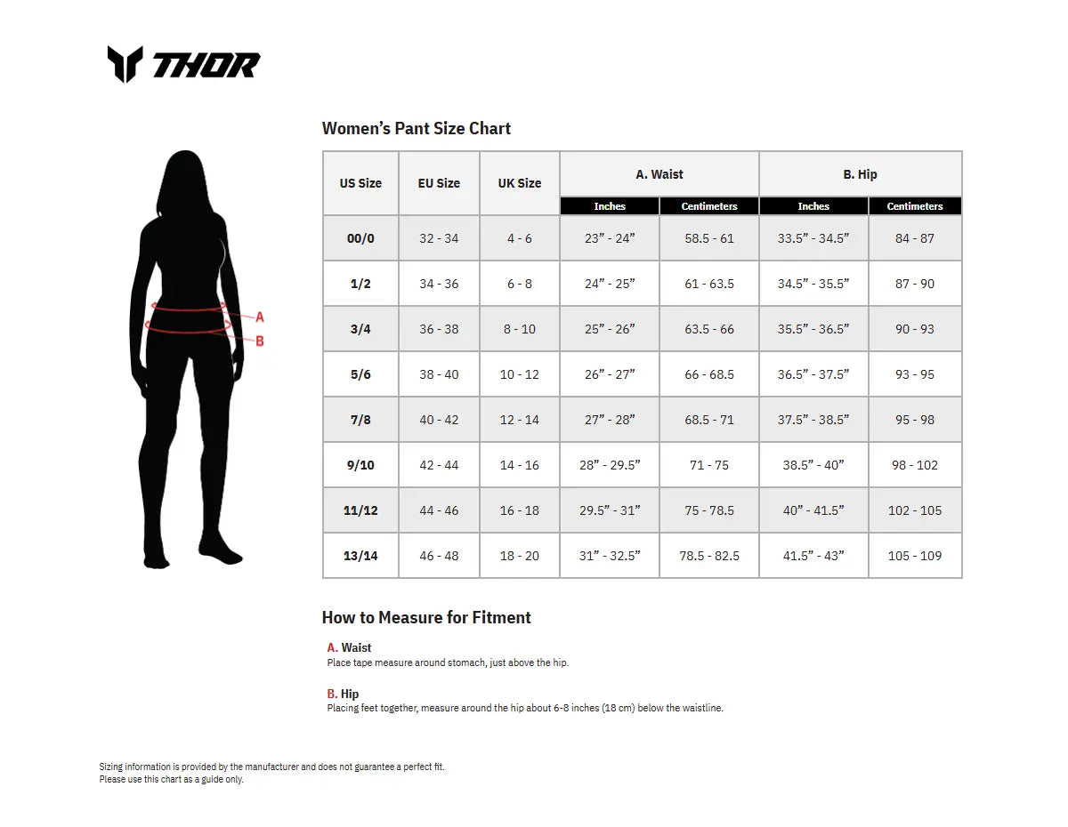 Thor Women's Launchmode Spotted Motocross Pants