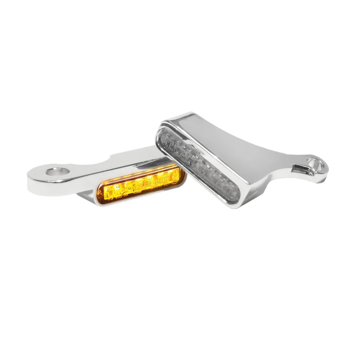 Heinz Bikes Led Turn Signal - Chrome Aluminum