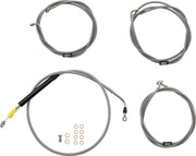 La Choppers Standard Stainless Braided Cable Kit for Ape Hangers