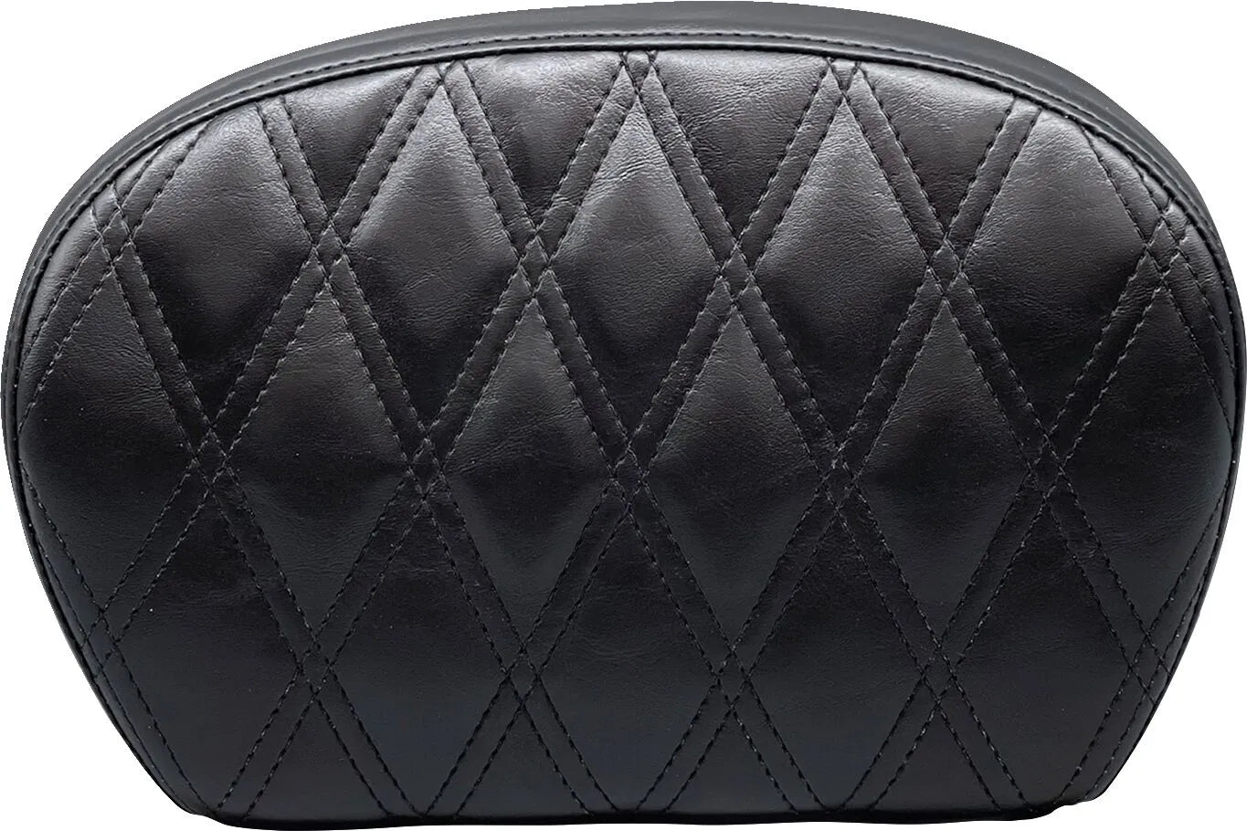 Le Pera Sissy Bar Pad - Double Diamond, Black Vinyl