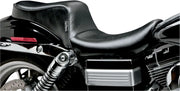 Le Pera Cherokee Seat - Black Vinyl King/queen - For Harley Davidson