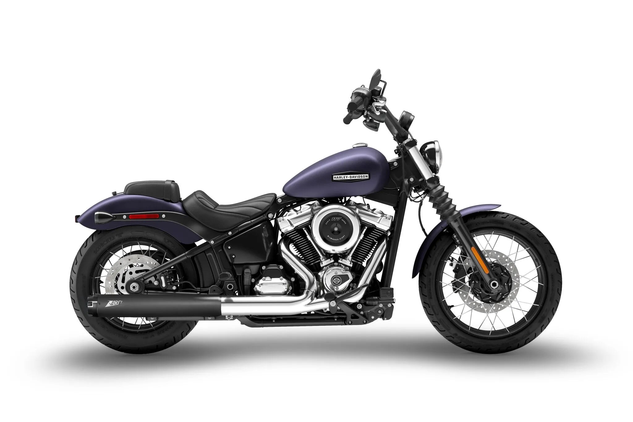 Zard 4.5" Slip-on Muffler For Harley-davidson Softail