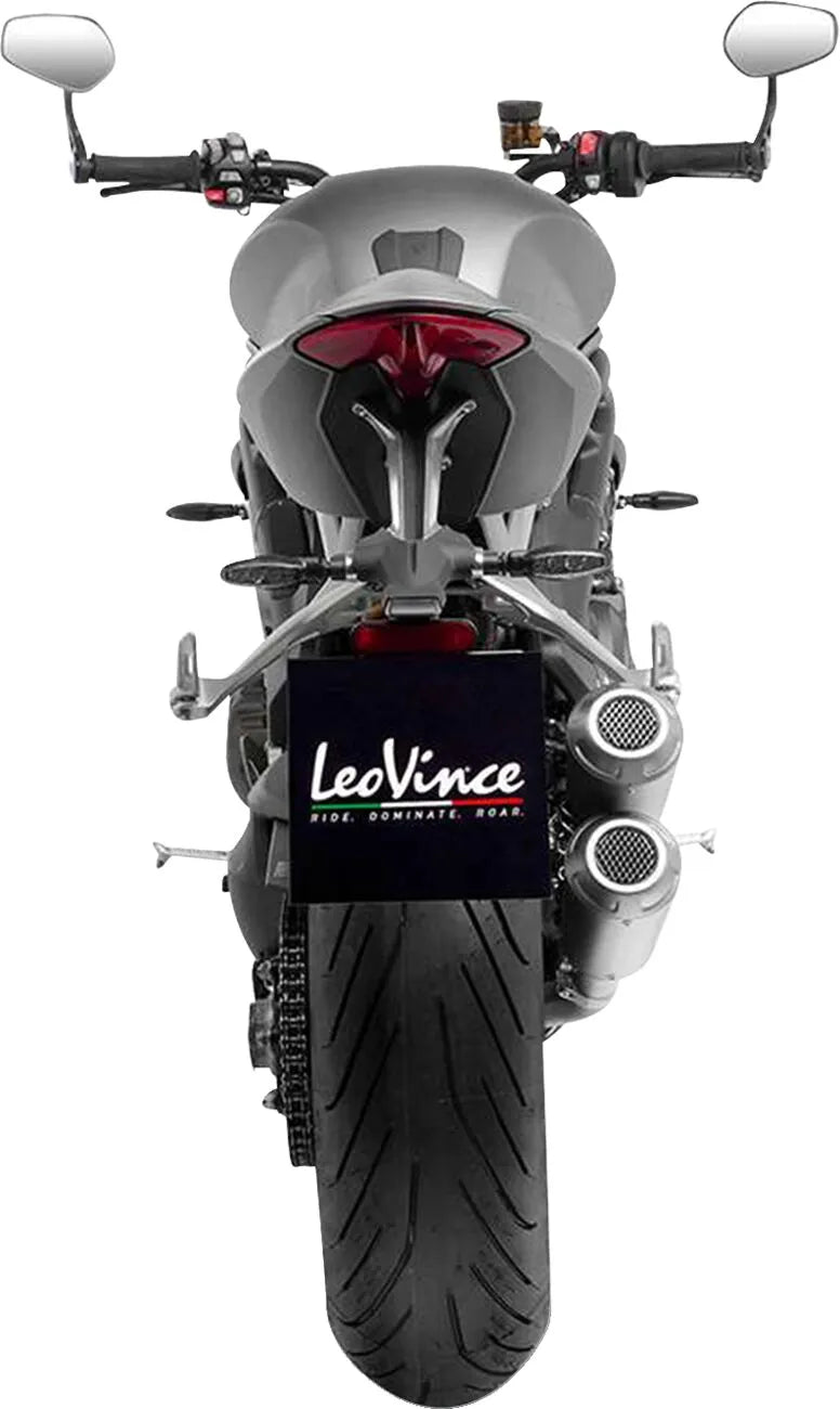 Leovince Lv-10 Slip-on Lyddæmper - ECE Godkendt til Vej