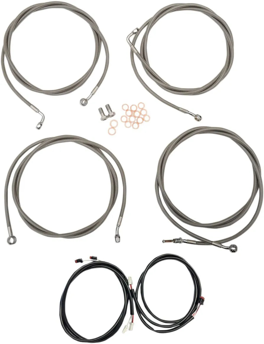 La Choppers Complete Plug-N-Play Cable Kit for 12-14" Handlebars