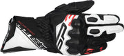 Alpinestars Sp-3 Leather Motorcycle Gloves - Black/White/Fluorescent Red
