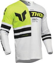 Thor Launchmode Dozer Jersey - Black/White/Acid/Fluorescent Yellow