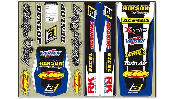 Blackbird Racing Universal Decal Logo Kit