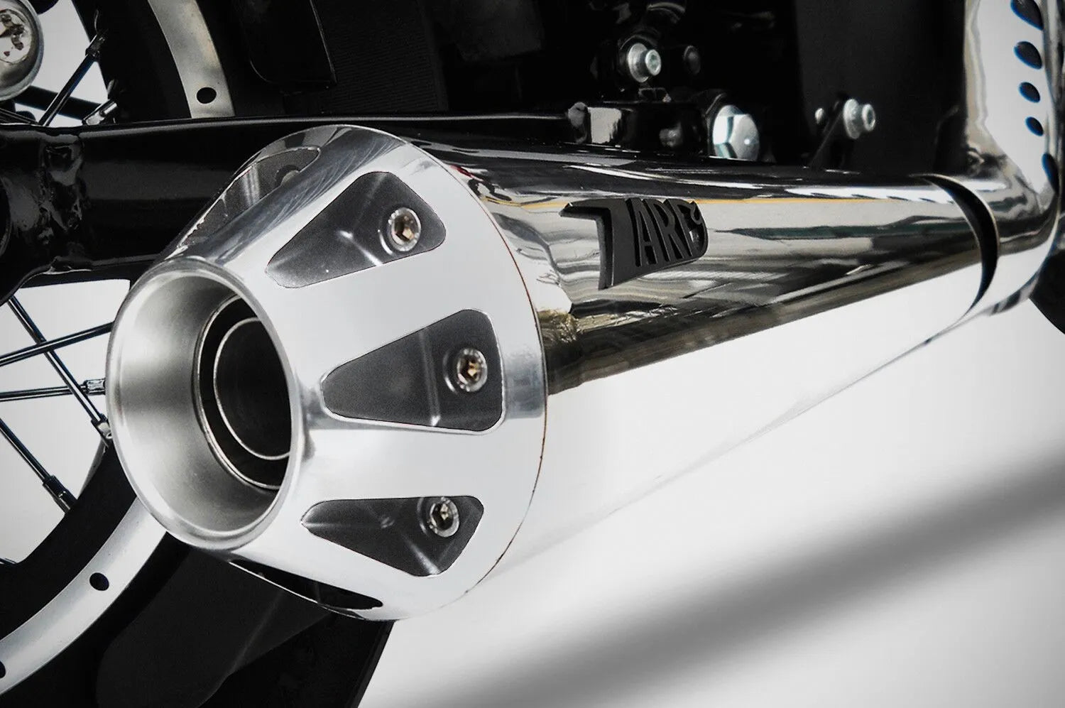 Zard Konisk Fuld Udstødningssystem 2:1 Til H-D Sportster - ECE Godkendt