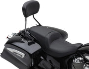 Cobra Detachable Backrest Kit - Black Steel Sissy Bar