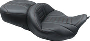Mustang Deluxe Touring Seat W/ Backrest Option - For Harley Davidson