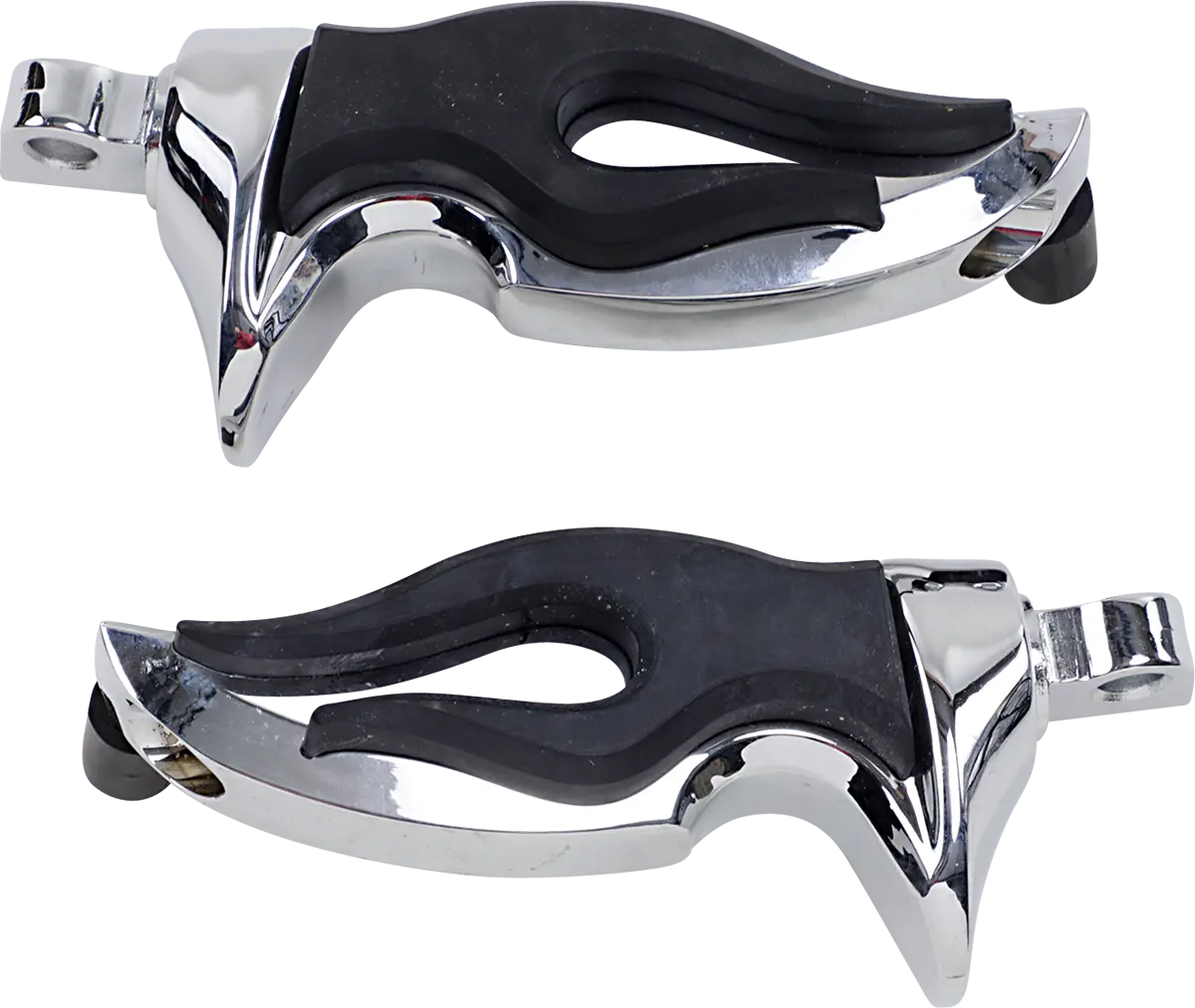 Kuryakyn Flamin' Pegs - Chrome Footpegs