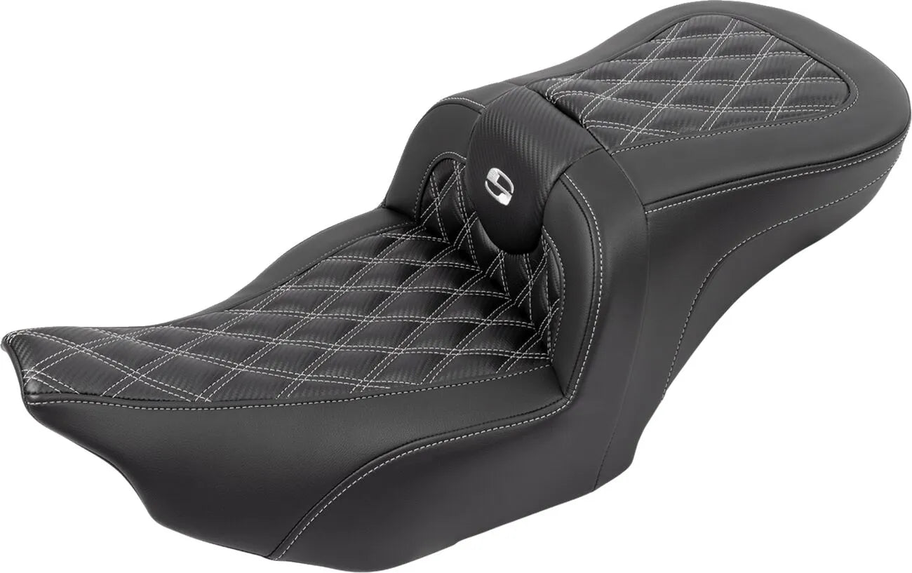 Saddlemen Roadsofa Lattice Stitch Seat - For Harley Davidson