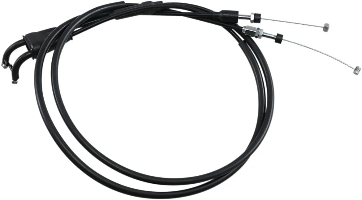 MOOSE OFFROAD HARD-PARTS Black Vinyl Throttle Cable