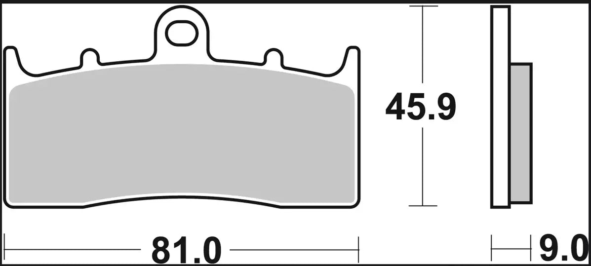Brembo La Prime Line Sintered Metal Brake Pad